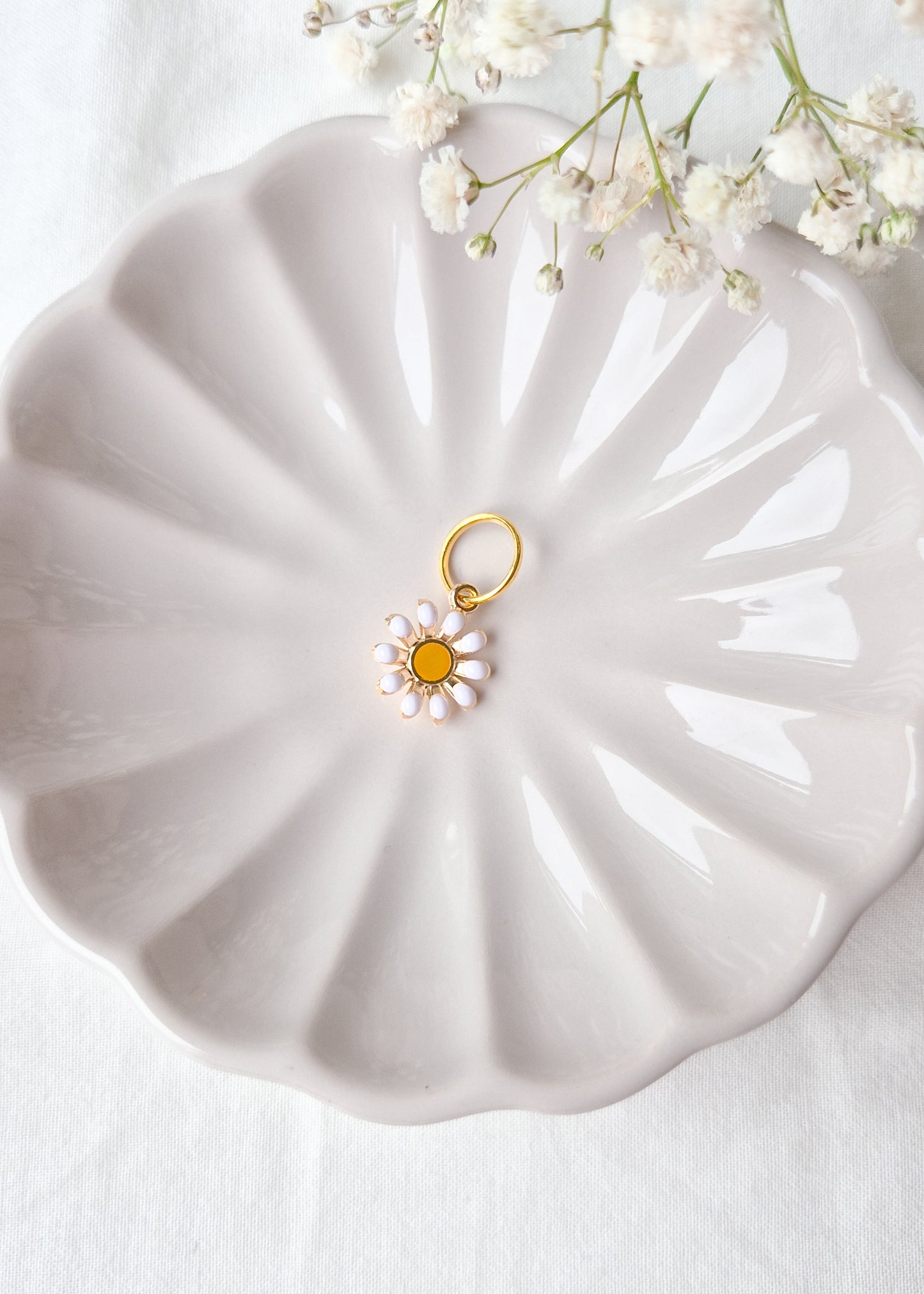 Daisy White Stitch Marker