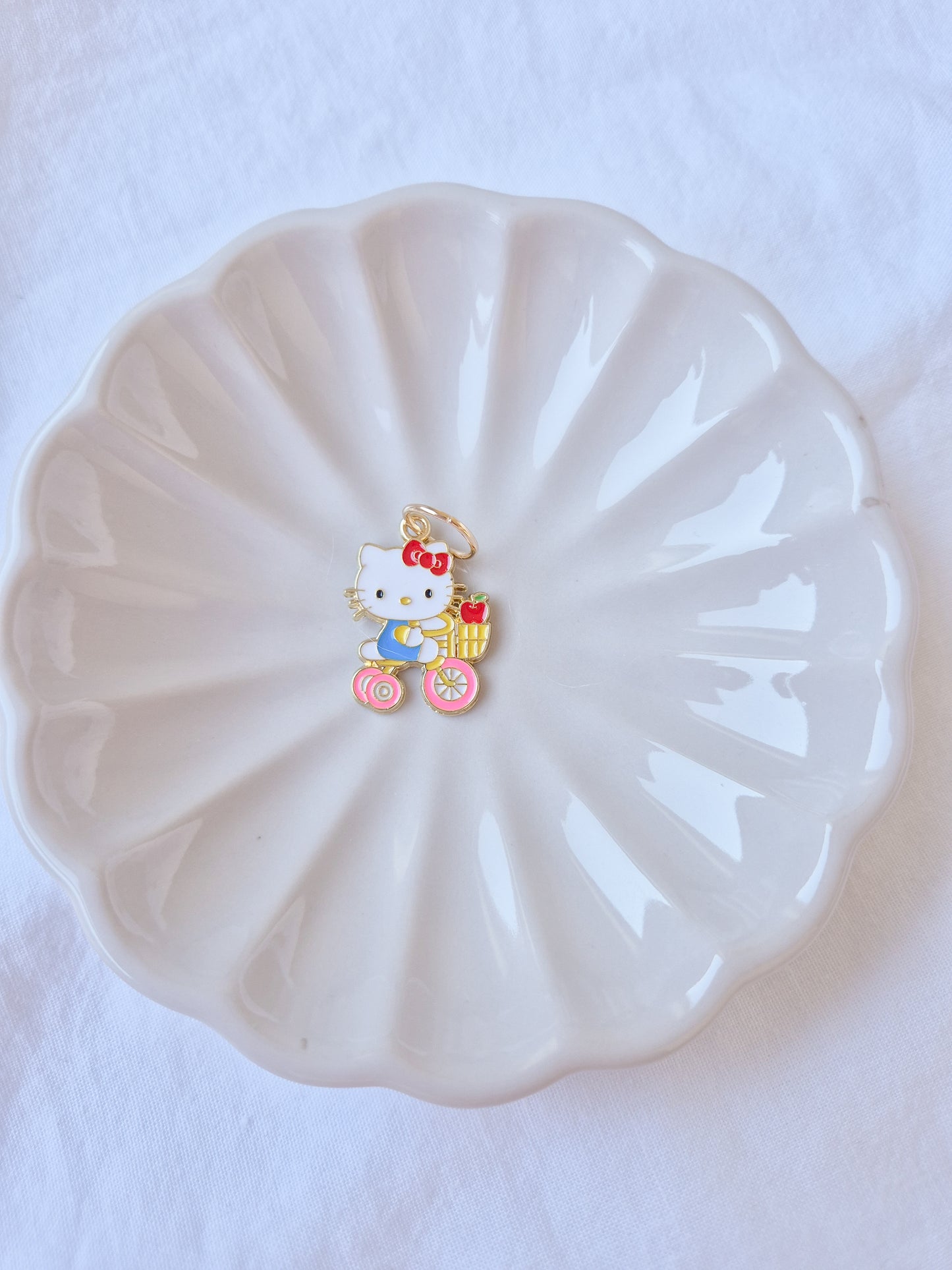 Hello Kitty Bicycle Stitch Marker