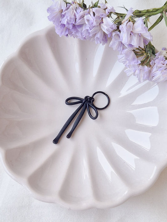 Bow Black Stitch Marker
