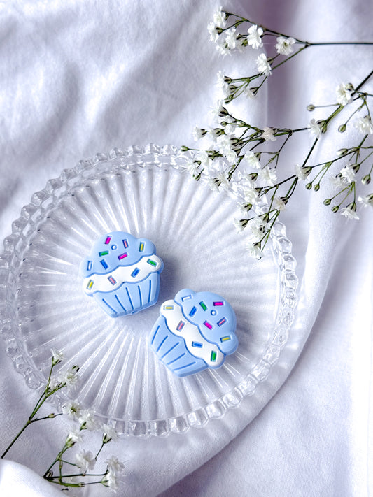 Cupcake Blå Maskestopper
