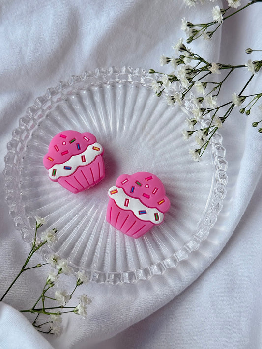 Cupcake Pink Mask Toppers