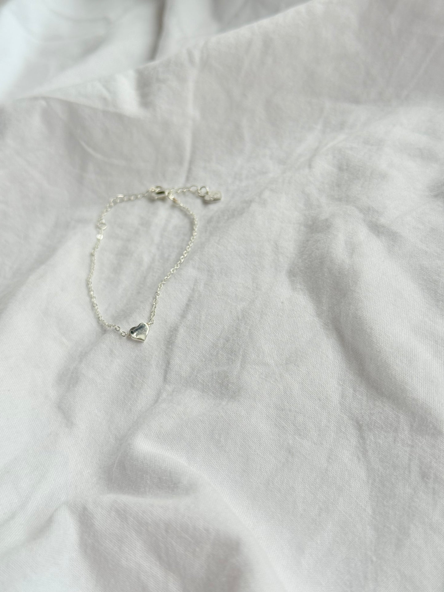Silver Heart Bracelet
